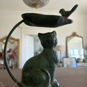 Katt gjutjärn grön