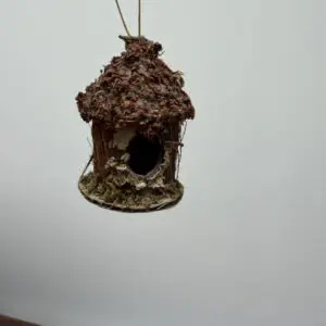 Hängande Fågelholk i Naturmaterial