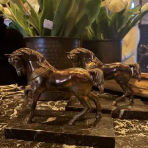 Antikt Bokstöd med Häst – Frankrike