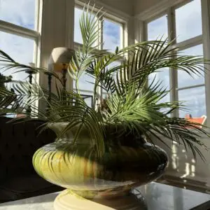 Stor Glaserad Kruka/Urna, Grön