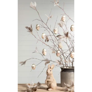 Fjäder Trådad Blom Sicksack